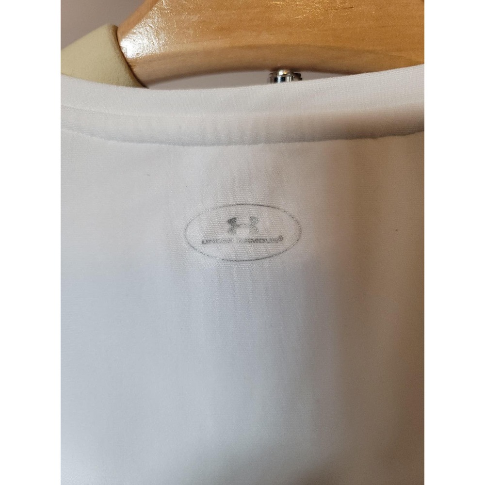 Under Armour youth Large White Long Sleeve Cold Gear - Picture 6 of 8